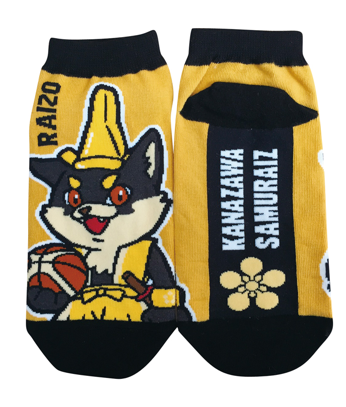 B.LEAGUE　金沢武士団　ライゾウ　くつした