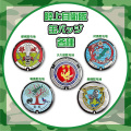 ご当地マンホール缶バッジ　陸上自衛隊　JG006～010（都城・対馬・奄美・大久保・美幌）【メール便可能】