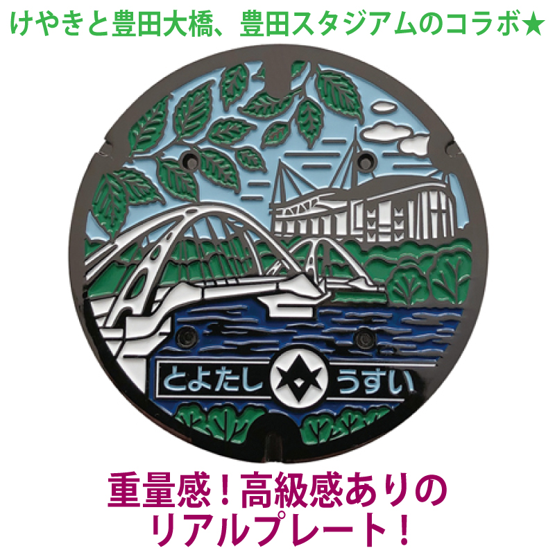 リアルご当地マンホール　No.0043愛知県豊田市【メール便可能】