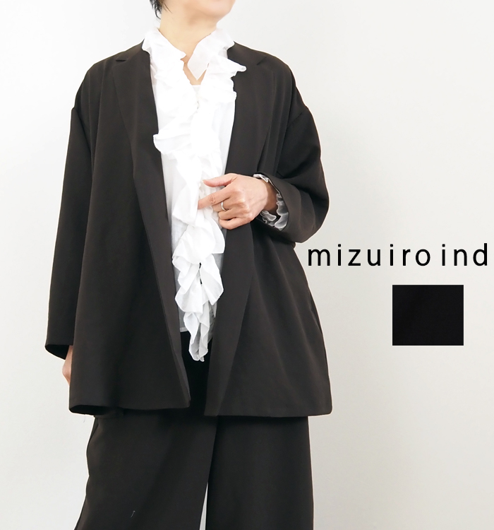 mizuiro ind ミズイロインド テーラードシャツジャケット