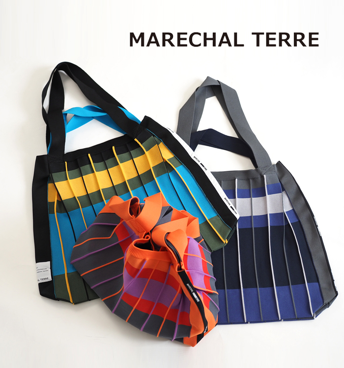 MARECHAL TERRE マルシャルテル 2wayプリーツニットバッグ