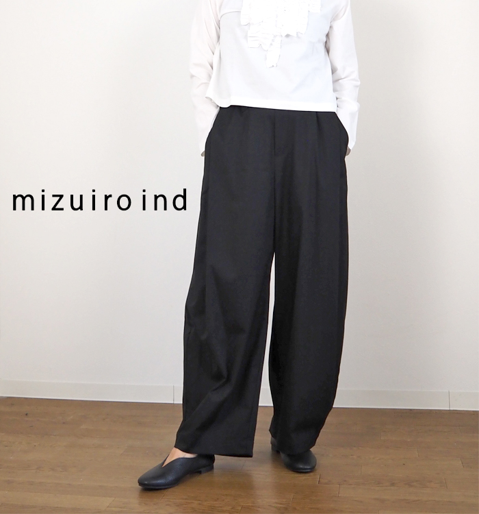 mizuiro ind ミズイロインド ディープタックカーブパンツ