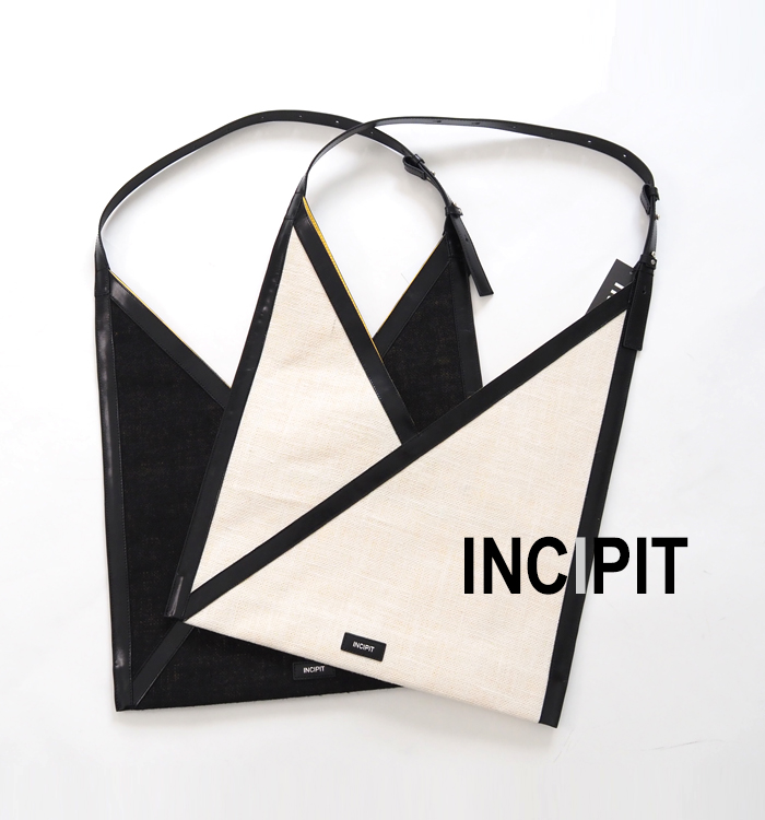 INCIPIT インキピット あずまショルダーバッグ 本革xジュート レディース