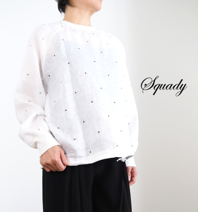 Squady デザインシャツ Squady スカディ 通販 │上質素材で仕立てる大人のモードカジュアル
