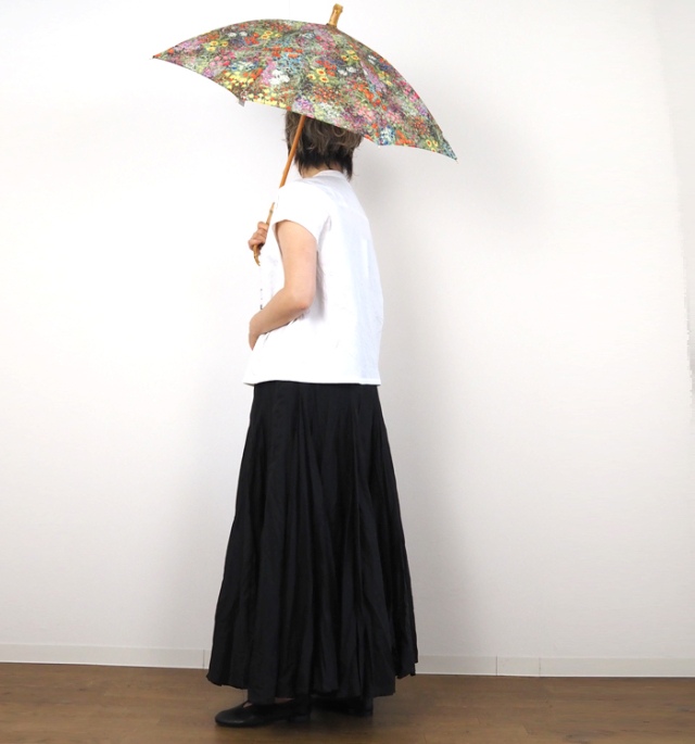 SUR MER シュールメール 日傘 長傘 折り畳み傘 晴雨兼用 花柄 日本製 レディース