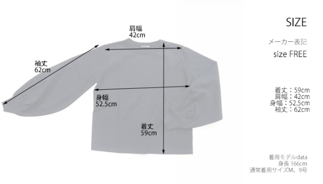 mizuiro ind ミズイロインド パフスリーブ プルオーバーカットソー レディース