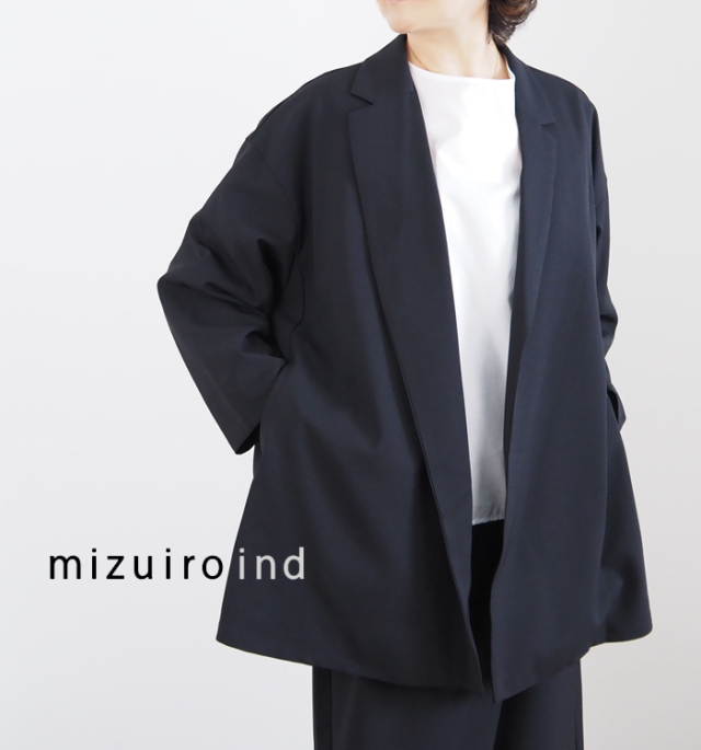 mizuiro ind ミズイロインド テーラードシャツジャケット