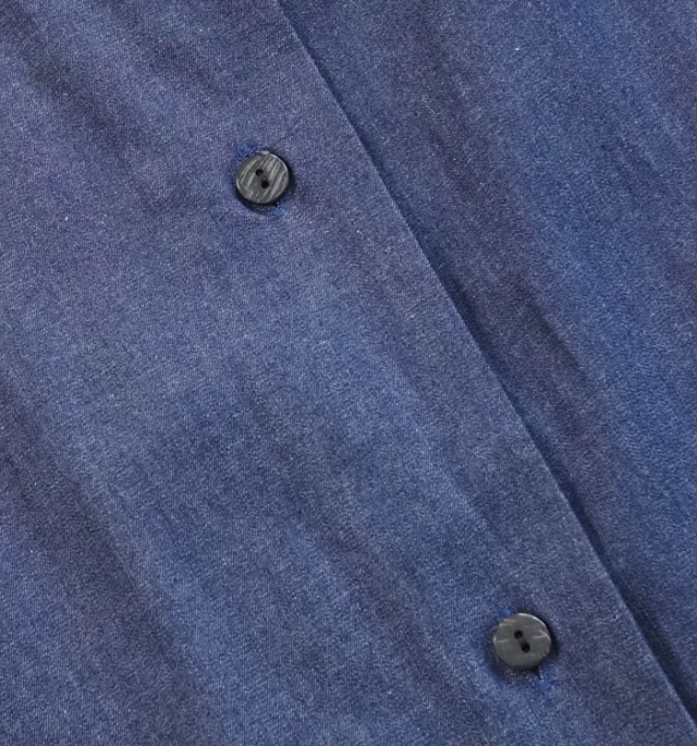 mizuiro ind ミズイロインド デニムワイドシャツワンピース