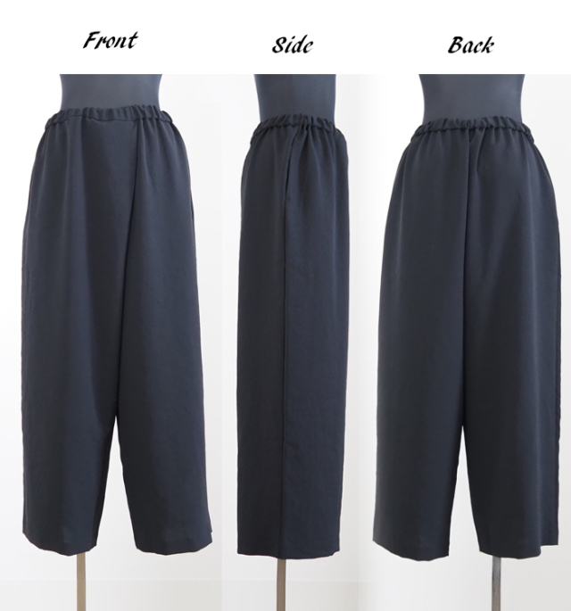 mizuiro ind ミズイロインド ラップライクイージーパンツ レディース