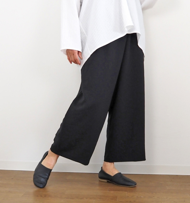 mizuiro ind ミズイロインド ラップライクイージーパンツ レディース