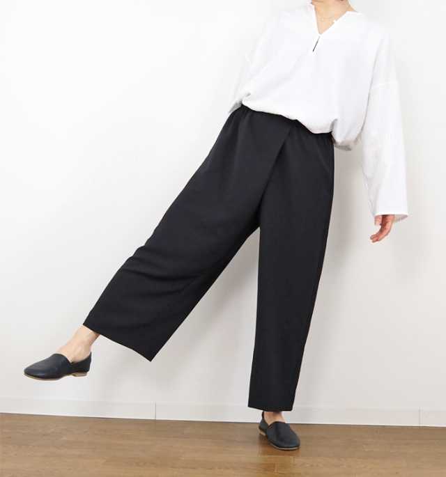 mizuiro ind ミズイロインド ラップライクイージーパンツ レディース