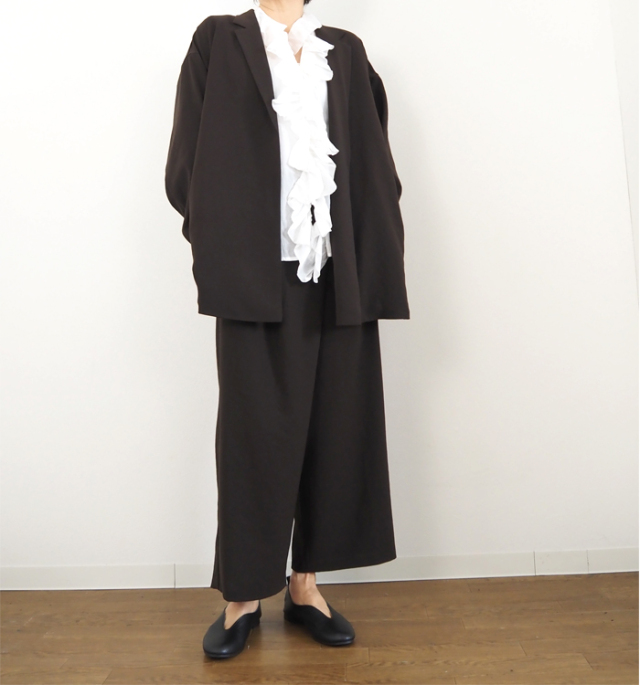 mizuiro ind ミズイロインド ラップライクイージーパンツ