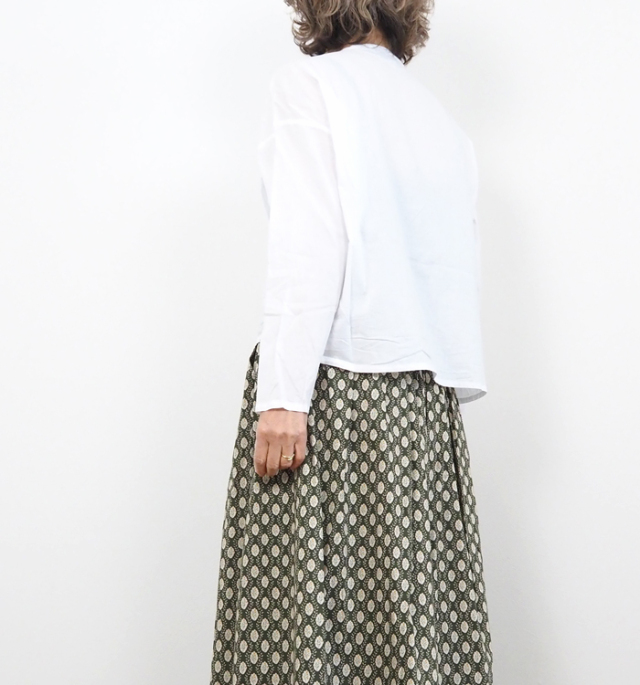 MidiUmi ミディウミ レース切替シャツ ブラウス レディース 1-739789