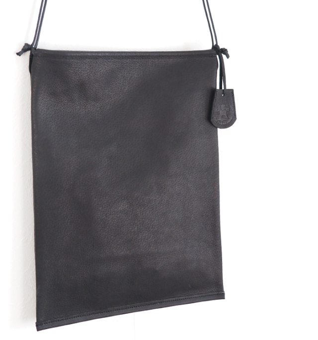 REN レン 本革 フラットショルダーバッグ HALLIE ハリー メンズ