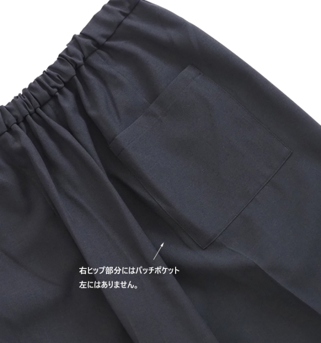 mizuiro ind ミズイロインド ワイドストレートスラックス センタープレス