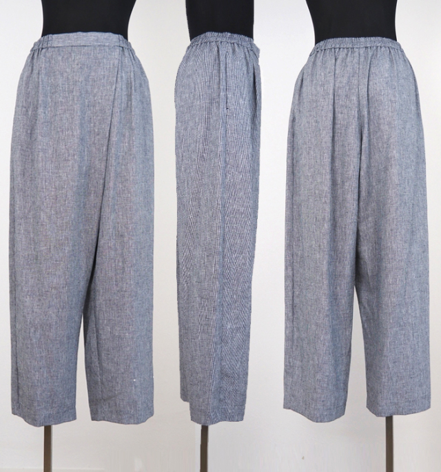 MidiUmi ミディウミ ノーザンリネンラップパンツ レディース