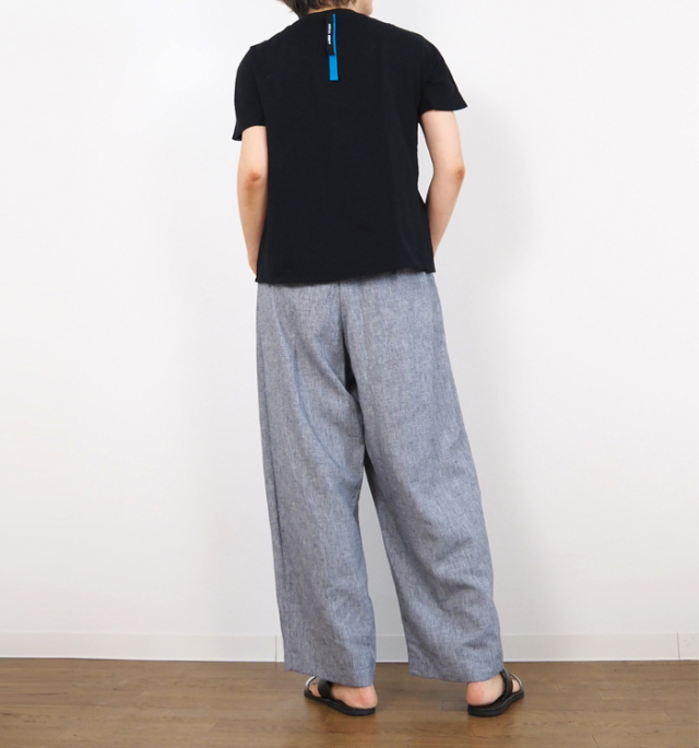 MidiUmi ミディウミ ノーザンリネンラップパンツ レディース