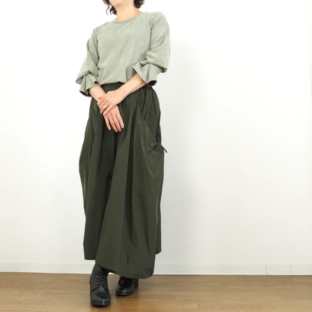 THURIUM プルオーバー袖コンシャスカットソー