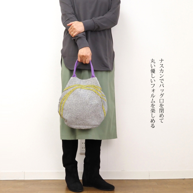 TOMOO DESIGNS トモオデザインズ トートバッグ 2way ドット柄インナー