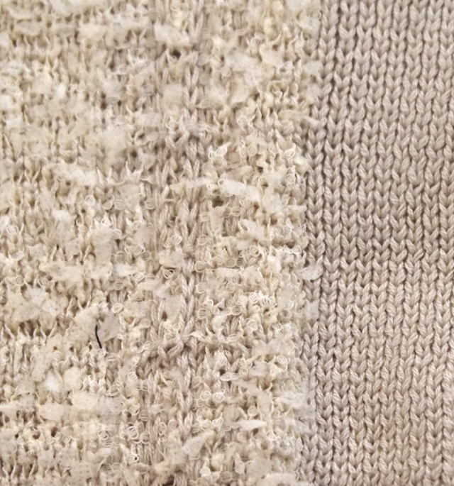 PONT DE CHALONS ポンデシャロン ツイードニットカーディガン レディース