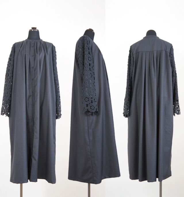 PONT DE CHALONS ポンデシャロン レース袖オケージョンワンピース レディース