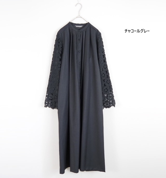 PONT DE CHALONS ポンデシャロン レース袖オケージョンワンピース 