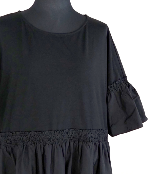 PONT DE CHALONS ポンデシャロン ロングワンピース メモリータフタドッキング