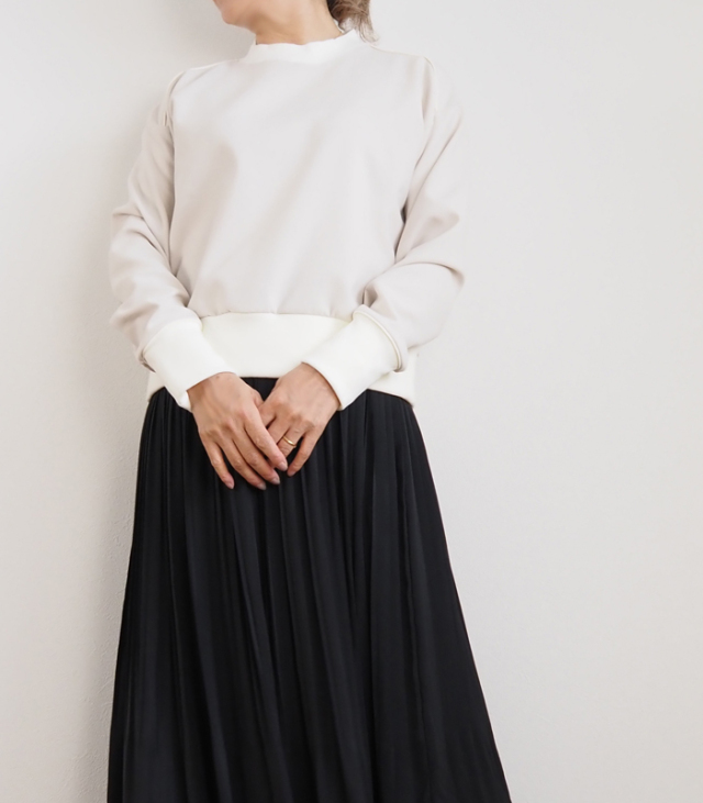 THURIUM スリウム 長袖カットソー プルオーバー クルーネック レディース