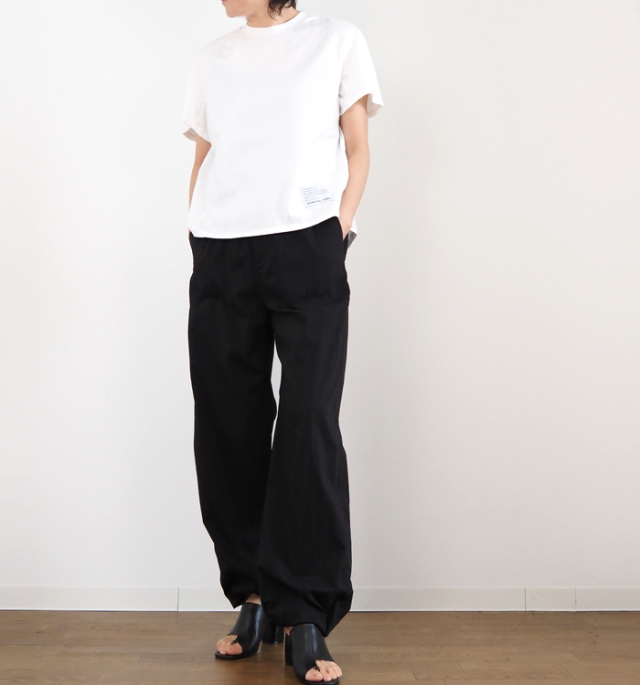 MARECHAL TERRE マルシャルテル クルーネックTシャツ 半袖 レディース
