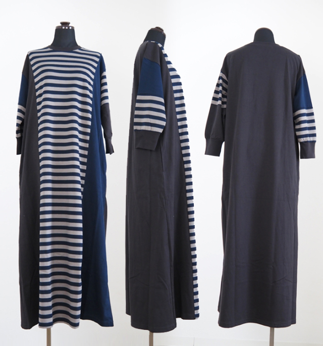 MARECHAL TERRE マルシャルテル ワンピース マルチボーダー