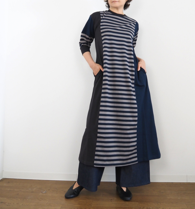 【専用】シビラ　PLAYA　ワンピース／チュニック（おさかな柄）-321- カラフルキカ刺繍チュニックワンピース kwicb314 チチカカ[品番
