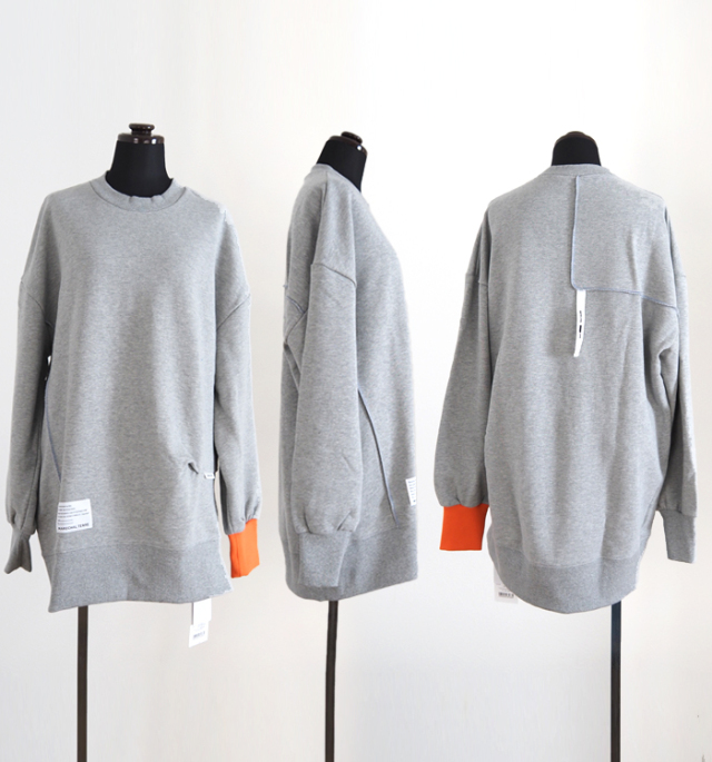 ☆ ☆Hiroさま専用☆☆MARECHAL TERRE マルシャルテル MARECHAL TERRE マルシャルテル 裏毛プルオーバー アシンメトリー配色