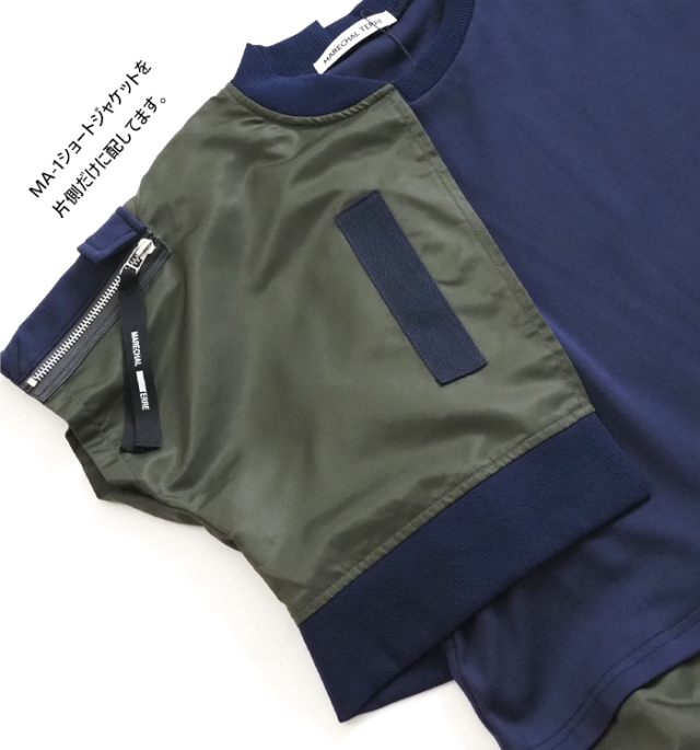 マルシャルテル　ミリタリートップス　M−1 【現行商品】 MARECHAL TERRE マルシャルテル Tシャツワンピース メッシュ