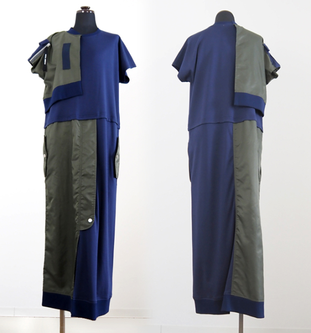 2枚セット MARECHAL TERRE マルシャルテル シャツワンピース MARECHAL TERRE マルシャルテル Tシャツワンピース メッシュ