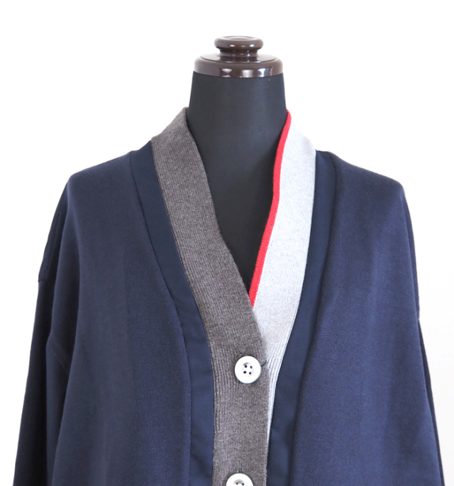 MARECHAL TERRE マルシャルテル ロングカーディガン ニットドッキング