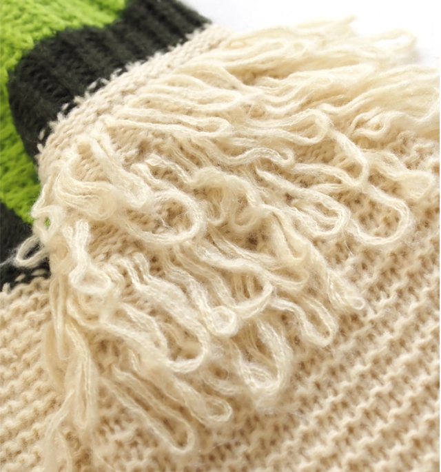 MARECHAL TERRE マルシャルテル フリンジスリーブニットカーディガン