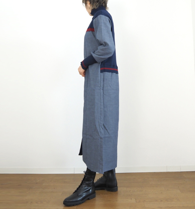 MARECHAL TERRE マルシャルテル ワンピース ニットドッキング2way仕様