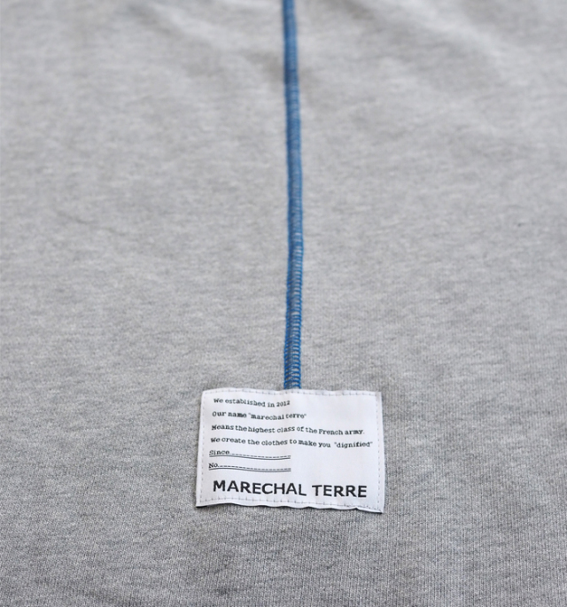 MARECHAL TERRE マルシャルテル クルーネックプルオーバーカットソー 