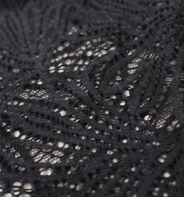 MARECHAL TERRE マルシャルテル レース付きリブカットソー プルオーバー