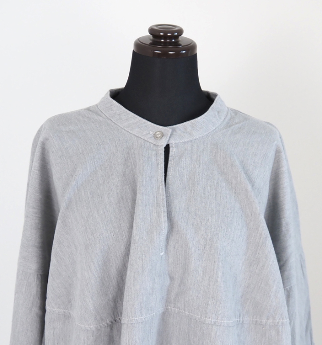 Munich ミューニック 6オンスデニム 前後2WAY クロップトブラウス レディース