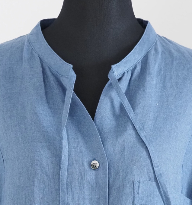 Munich ミューニック 60sフレンチリネン ドルマンルーズシャツ