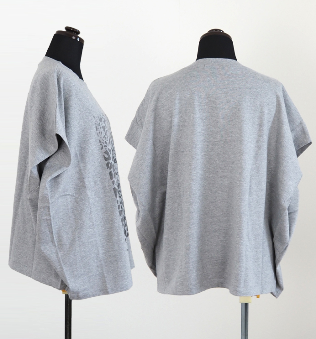 Munich ミューニック レオパードプリントタックスリーブTシャツ