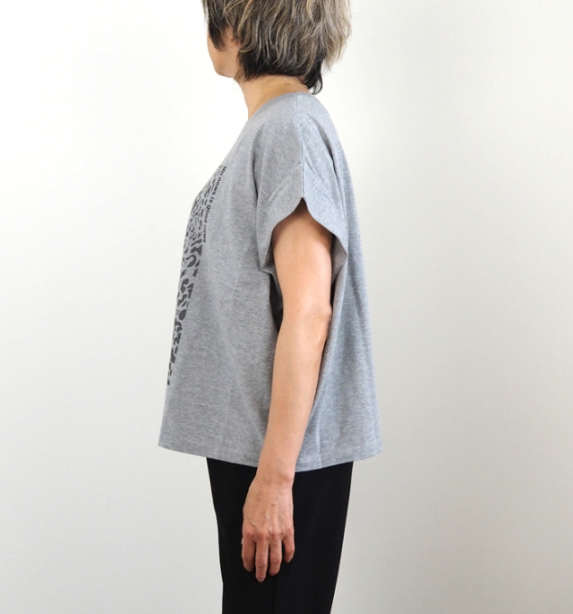 Munich ミューニック レオパードプリントタックスリーブTシャツ