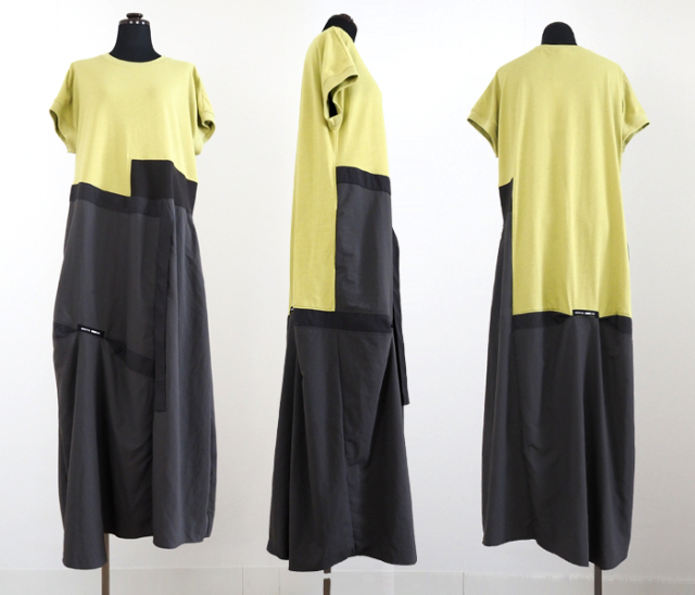 MARECHAL TERRE マルシャルテル サックロングワンピース アシンメトリーコンボ