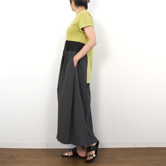 MARECHAL TERRE マルシャルテル サックロングワンピース アシンメトリーコンボ