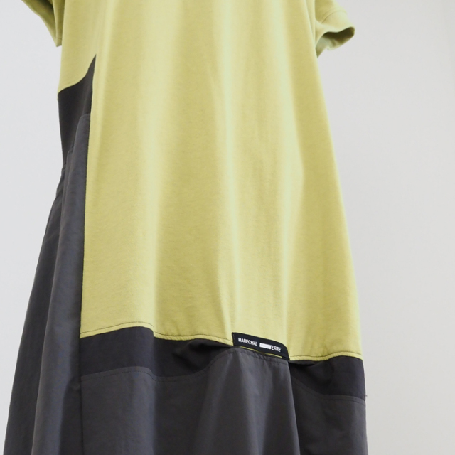 MARECHAL TERRE マルシャルテル サックロングワンピース アシンメトリーコンボ