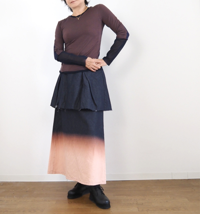 MARECHAL TERRE マルシャルテル 2way シアープルオーバーカットソー