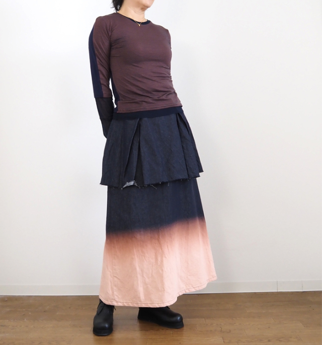 MARECHAL TERRE マルシャルテル 2way シアープルオーバーカットソー