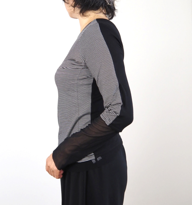 MARECHAL TERRE マルシャルテル 2way シアープルオーバーカットソー