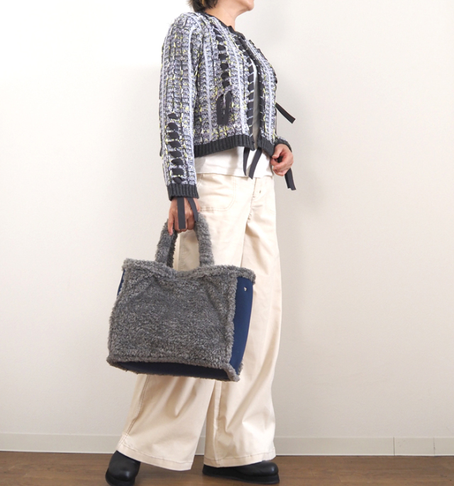 MARECHAL TERRE マルシャルテル ボアトートバッグ 2WAY